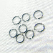 Black Rhodium Open Jump Ring
